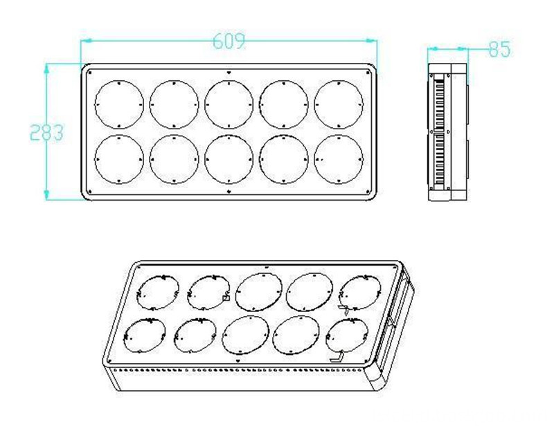 led grow lighting details