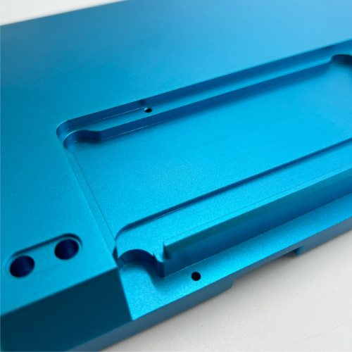 Placa traseira do teclado mecânico de alumínio de precisão CNC