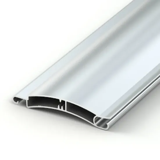 color powder coated aluminium shutter extrusion profile