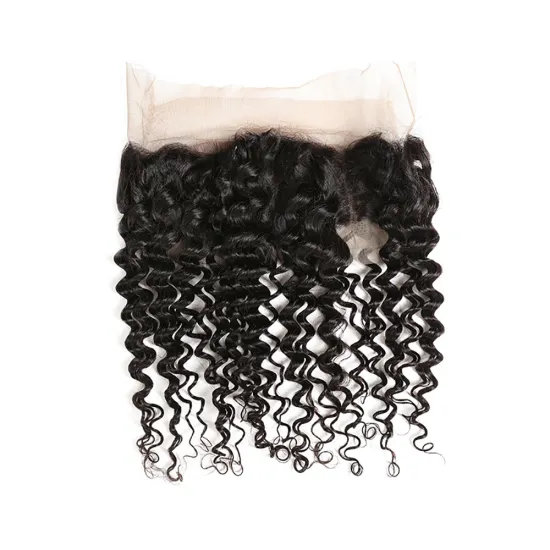 Huashuo Highest Discounts Pre Plucked Natural Hairline Exquisite Workmanship Cost Effective Deep Wave 360 Lace Frontal