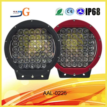 Red Round Led Light Spot/Flood Work Off Road 225W Led Work Truck Light