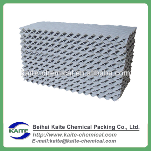 Demister---ceramic corrugated structured packing