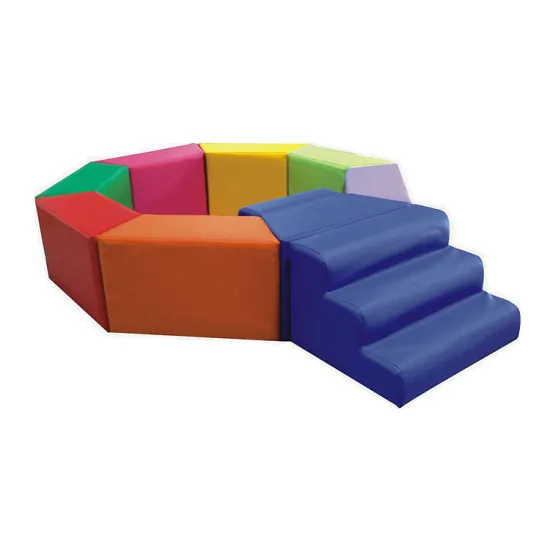 Customizable Hexagon Kids Ball Pit Playland Indoor Soft Ball Pool