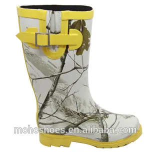 women's camouflage rubber rain boots