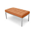 Florence Knoll Bench w połowie wieku nowoczesne skórzane krzesło