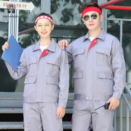 Summer Reflective Thin Men Work Clothing Sets