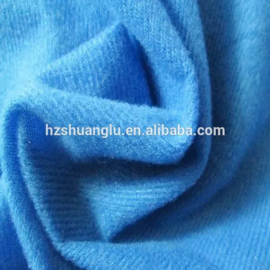 100% polyester velvet brushed for sofa