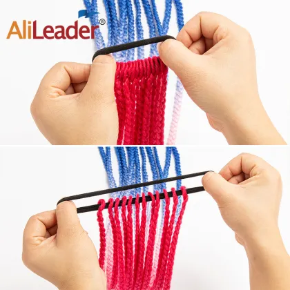 AliLeader Cute Kid Ponytail Holder Hair Accessories Rainbow Color Hair Tie Girls Sweet Hair Extension Children Wig Braid