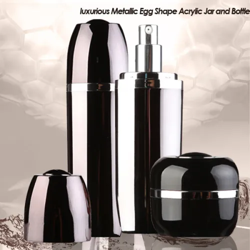 Acrylic Jar And Bottle Cosmetic Packaging 
