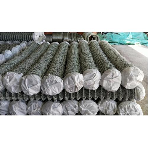 PVC Chain Link Fence galvanized and pvc coated chain link fence Factory
