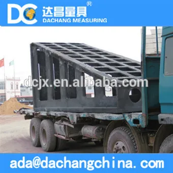 Cast iron angle plate with T-slots