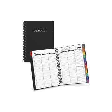 2024-2025 Custom Logo Planner Agenda with Leather Diary