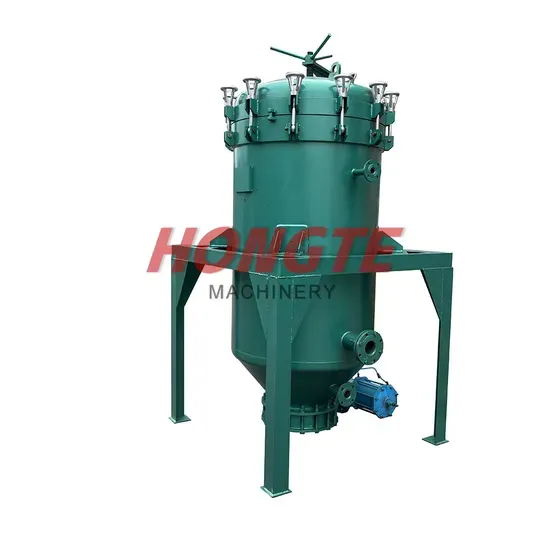 Vertical Leaf Oil Filter Machine for Cooking Oil Filtration and Liquid Separation