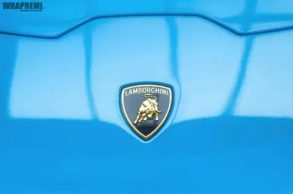 Glossy Abu Blue Car Wrapping Vinyl 1.52*18M