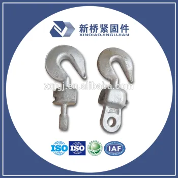 High quality ball eye hook used for link power fitting Forged tower ball hook ended