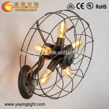 best selling products wrought iron wall bracket lamp with bulbs