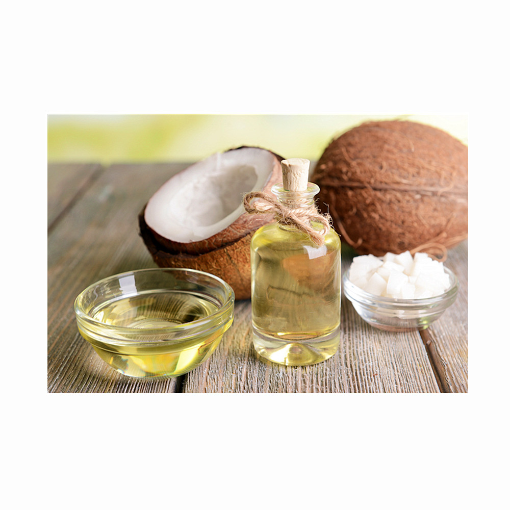 Óleo de coco orgânico natural 100% puro em óleo de coco a granel