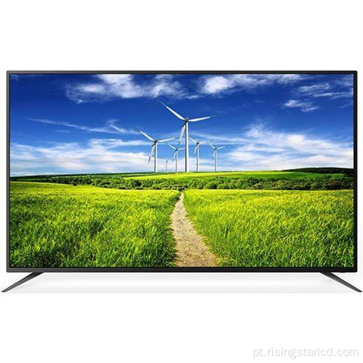 Televisão LCD comercial brilhante de 75 polegadas de altura