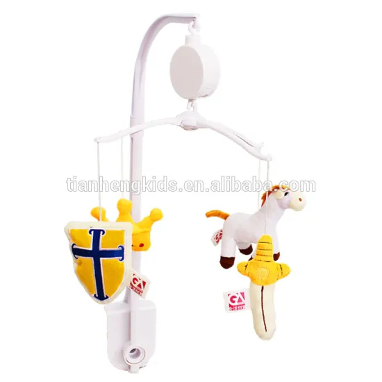 Wholesale electirc musical rotated baby crib mobile Plush baby Prince musical mobile