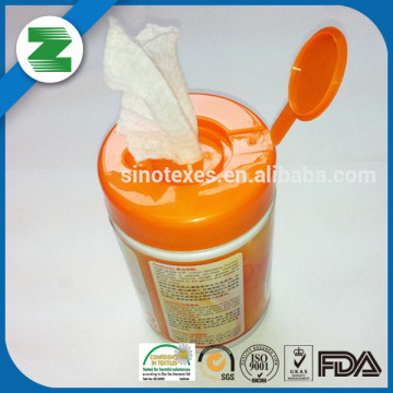 Household hygienic kitchen spunlace nonwoven fabric wet wipe