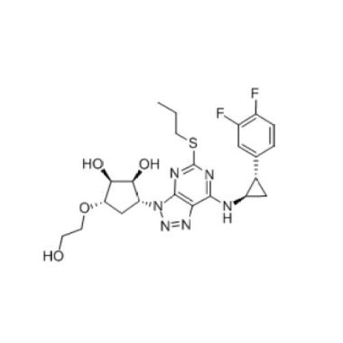 Inhibidor de la agregación plaquetaria Ticagrelor NÚMERO CAS 274693-27-5
