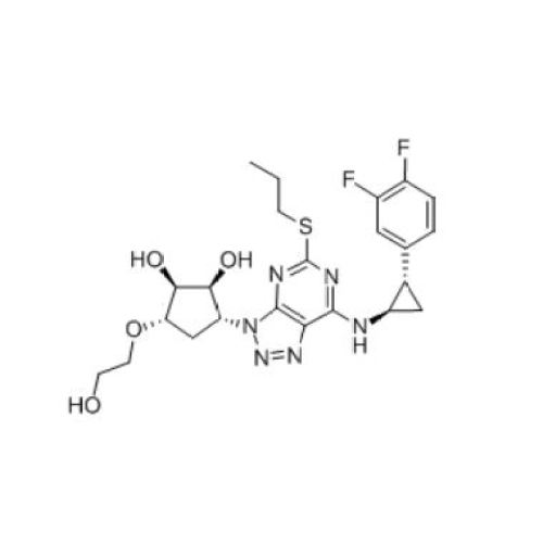 Inibitore dell&#39;aggregazione piastrinica Ticagrelor NUMERO CAS 274693-27-5