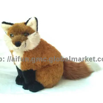 Life-like Animal toys, Plush soft toy fox