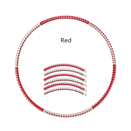 Stainless Steel Detachable Weighted Hula Hoop for Adult Fitness