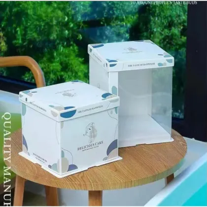 Elegant Translucent Alice Cake Container