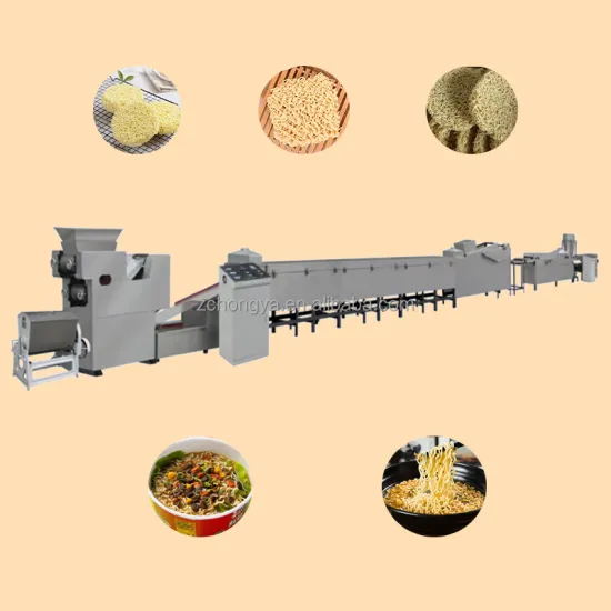Commercial Fast Food Making Machine: Non-Fried Instant Noodle Production Line Equipment