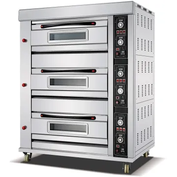 Baking Oven Manufacturer Baking Oven for Bread and Cake 3 Deck 6 Tray Deck Oven