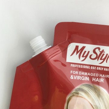 Printed aluminum foil tint hair-dye 1L stand-up bag