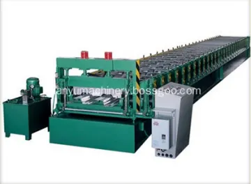 Hydraulic  decking floor cold forming machine
