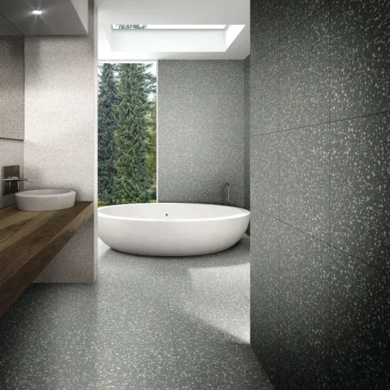 LTE603 GREY TERRAZZO PORCELAIN TILES FOR BATHROOM