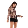 Ladies Chiffon Print Shirt