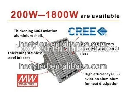 LED High Mast Light Outdoor Sports Stadium Lighting 400W 600W 800W 1000W