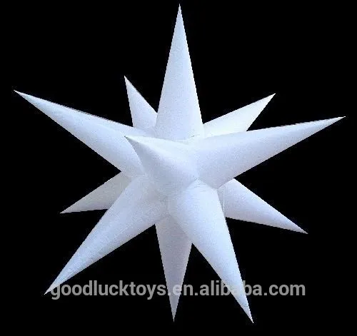 Hot sale inflatable star,party led inflatable star, lighting star outdoor valentine decorations