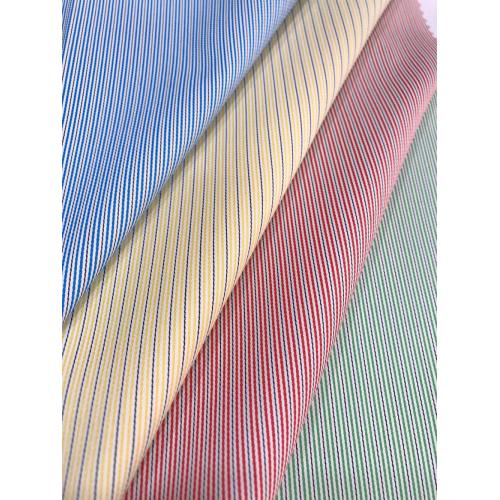 100D*50S/C T/C Yarn-dyed Twill Dobby Stripe Fabric