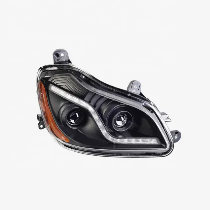 HEAD LAMP OPTICAL WITH LIGHT BAR BLACK FOR KENWORTH T680