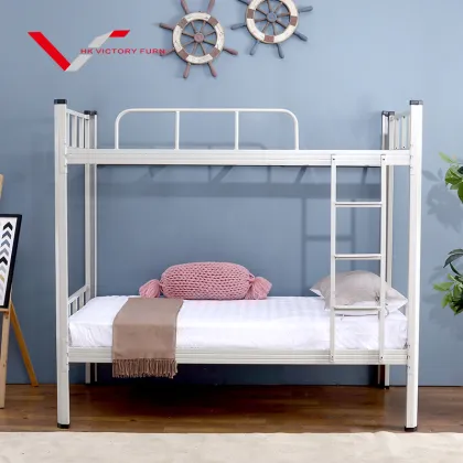 Wholesale Home and Dormitory Beds - Double Decker Metal Bunk Beds for Children and Adults
