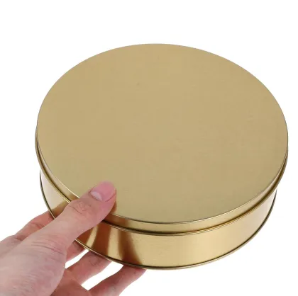 Airtight Metal Tin Containers for Custom Danish Biscuit Cookies and Cakes