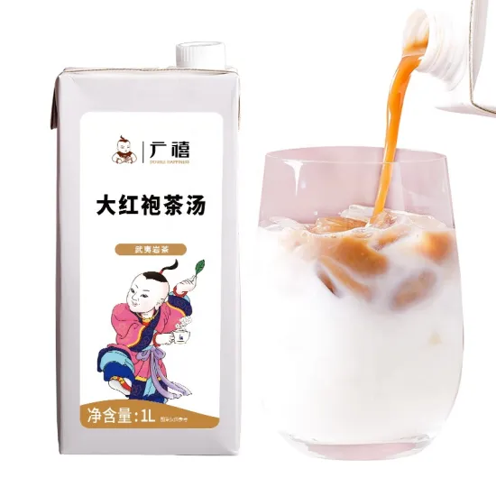 1L Concentrated Chinese Da Hong Pao Oolong Tea Soup Extract for Bubble Tea: Your Secret Ingredient for Authentic Flavors