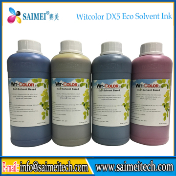 Wholesale Price Witcolor DX5 Eco Solvent ink For DX5/DX8 Printheads