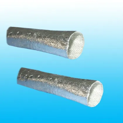 Glass fiber sleeve with one face aluminium faced