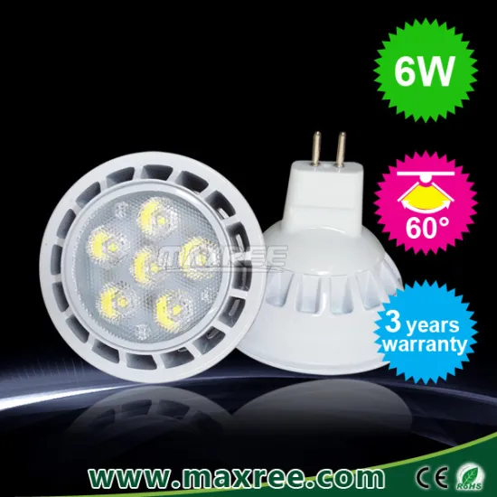 6w high quality 2835SMD Aluminium mr16 led spot light, 6w led spot light mr16 220v
