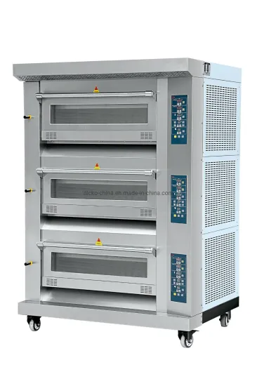 3 Deck 6 Trays Professional Electric Bread Baking Oven Commercial Kitchen Bread Baking Oven Pizza Ovens for Coffee Shop
