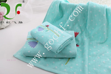 100% cotton soft face towel for kids