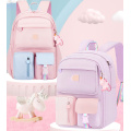 OEM aangepast logo Nylon Pink Girls Backpack