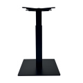 Base de mesa de café de ferro forjado de metal com manivela de manivela ajustável Sistema de altura ajustável