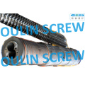 92/188 Twin Conical Screw and Barrel for PVC WPC Extrusion